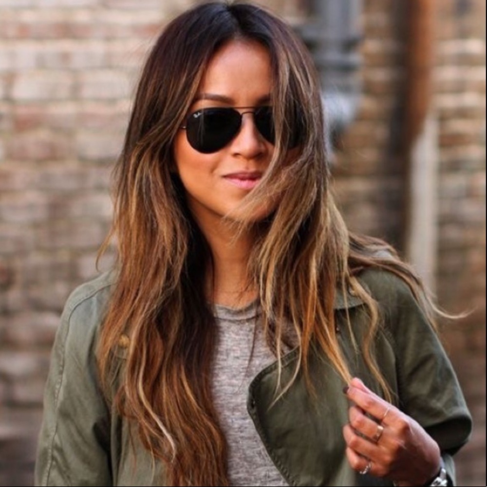 Black RayBans Aviators